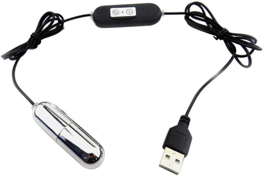 10-Speed USB Power Silver Color Vibrating Egg