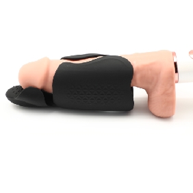 Black Vibrating Masturbator