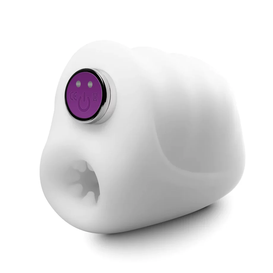 10 Modes Clear Color Rechargeable Vibrating Male Masturbator