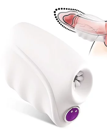 10 Modes Clear Color Rechargeable Vibrating Male Masturbator